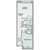 1 Bedroom, 1 Bathroom - 720 SF